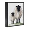Stupell Industries Sheep And Lamb Portrait Framed Giclee, design by Michele Norman